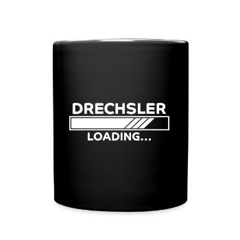 Drechsler Spruch Job Lustiges Drechsler Geschenk - Tasse einfarbig - Schwarz - Vorne