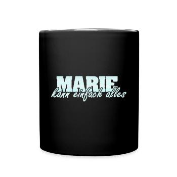 Marie - Tasse einfarbig - Schwarz - Vorne