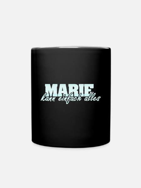 Marie - Tasse einfarbig - Schwarz