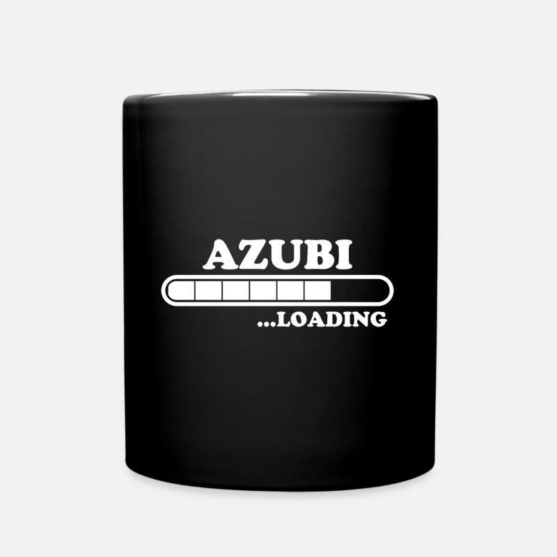 Azubi Spruch Lehrling Job Lustiges Azubi Geschenk - Tasse einfarbig - Schwarz