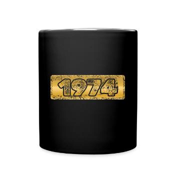 Born in 1974 - Full Colour Mug - black - Front