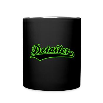 Car Detailer, Car Lover, Vehicle Detailer - Full Colour Mug - black - Front