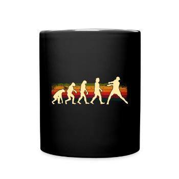 Disc Golf Disc Golfer Evolution Sport - Tasse einfarbig - Schwarz - Vorne