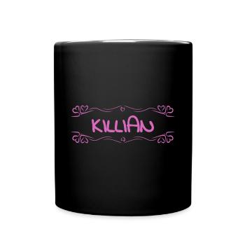 Nom : Killian - Mug uni - noir - Devant