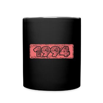 Zahl 1994 - Tasse einfarbig - Schwarz - Vorne