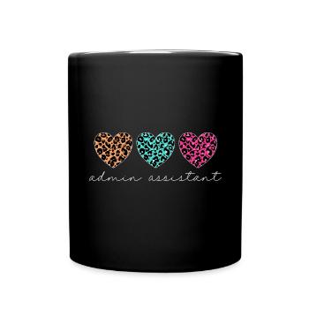 Secrétaire, Adjointe administrative, Commis de bureau - Mug uni - noir - Devant