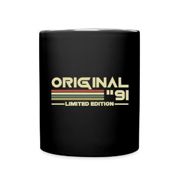 1991 - Tasse einfarbig - Schwarz - Vorne