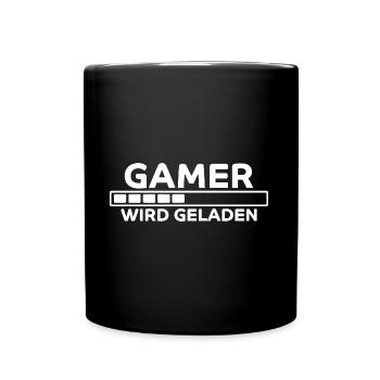Gamer Spruch Gaming Nerd Lustiges Gamer Geschenk - Tasse einfarbig - Schwarz - Vorne
