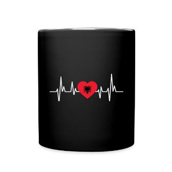 Drapeau albanais Aigle albanais Shqiponja - Mug uni - noir - Devant