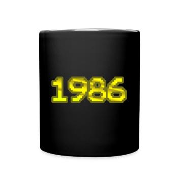 Nerd 1986 - Full Colour Mug - black - Front