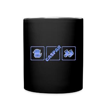 Naissance de Caspar - Mug uni - noir - Devant