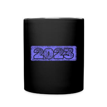 2023 - Tasse einfarbig - Schwarz - Vorne