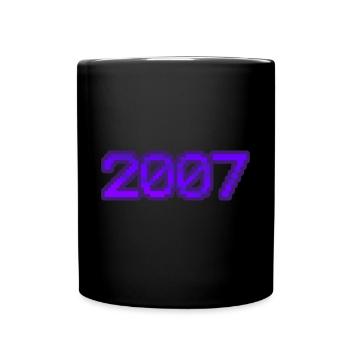2007 - Tasse einfarbig - Schwarz - Vorne