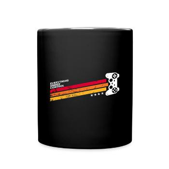 23F 0234 bk - Tasse einfarbig - Schwarz - Vorne