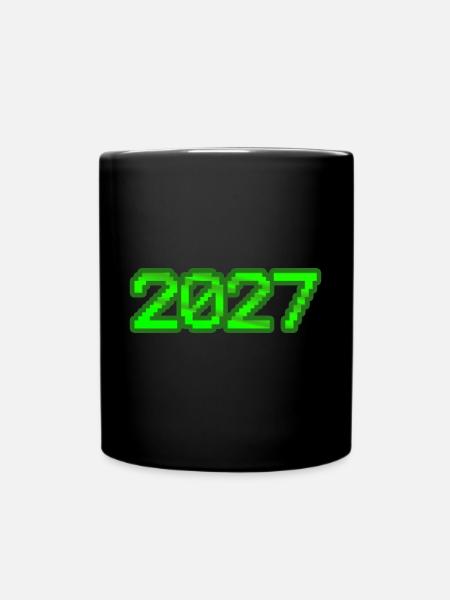 2027 - Tasse einfarbig - Schwarz