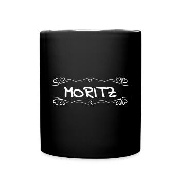 Moritz - Tasse einfarbig - Schwarz - Vorne