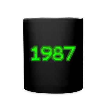 1987 - Tasse einfarbig - Schwarz - Vorne