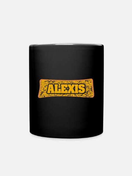 Geschenk für Alexis - Tasse einfarbig - Schwarz