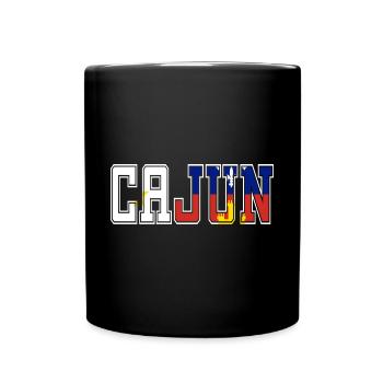 Cajun Pride Louisiane Racines Patriotique - Mug uni - noir - Devant