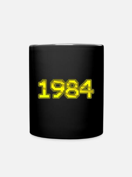1984 - Tasse einfarbig - Schwarz