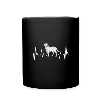 Labrador Retriever blanc Labrador Labrador blanc - Mug uni - noir - Devant