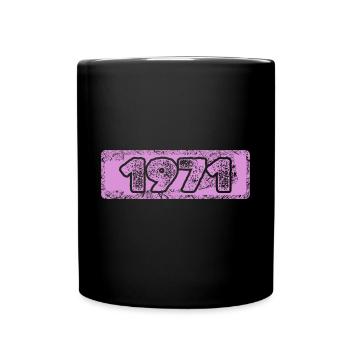 1971 - Tasse einfarbig - Schwarz - Vorne