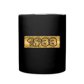 Year 1988 - Full Colour Mug - black - Front