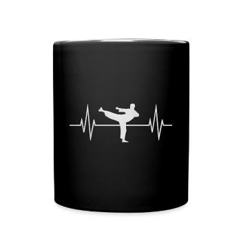 Wing Chun Kampfsport Geschenk - Tasse einfarbig - Schwarz - Vorne