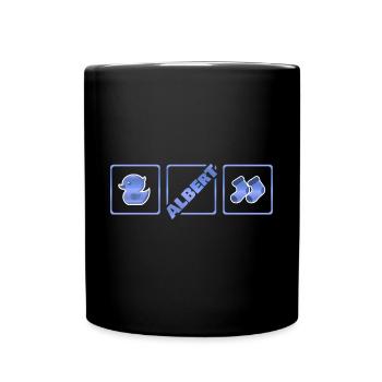 Cadeau pour Albert - Mug uni - noir - Devant