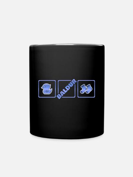Geburt Baldur - Tasse einfarbig - Schwarz
