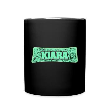 Kiara comme nom de naissance - Mug uni - noir - Devant