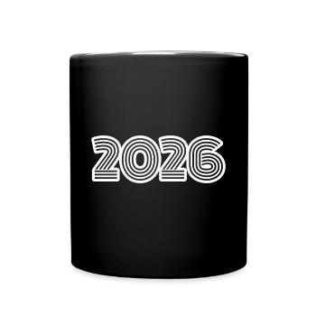 2026 - Mug uni - noir - Devant