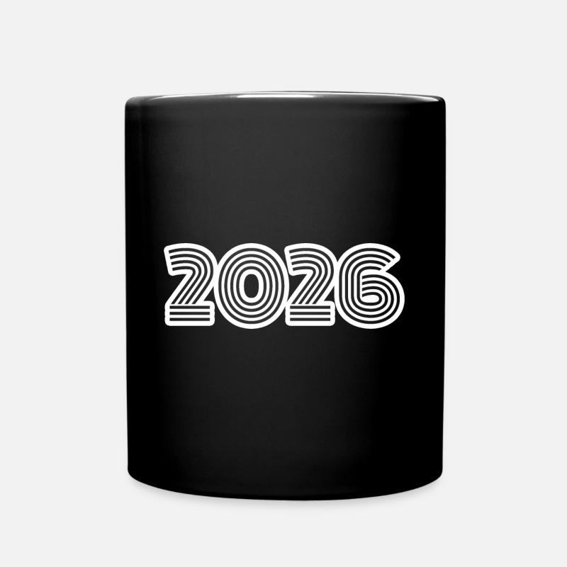 2026 - Tasse einfarbig - Schwarz