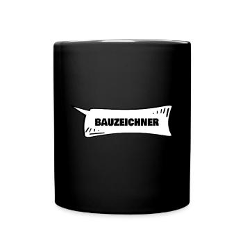 Speech Bubble Draughtsman - Full Colour Mug - black - Front