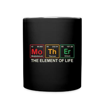 Mama - Tasse einfarbig - Schwarz - Vorne