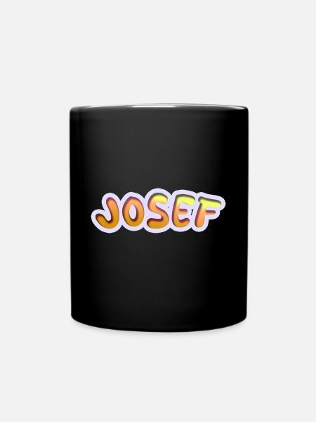 Geschenk für Josef - Tasse einfarbig - Schwarz