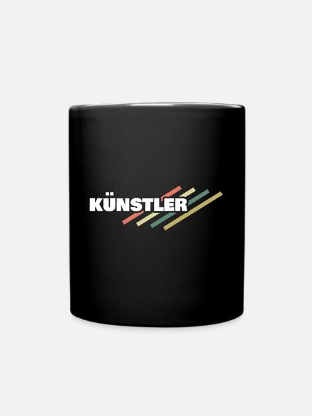 Kuenstler - Tasse einfarbig - Schwarz