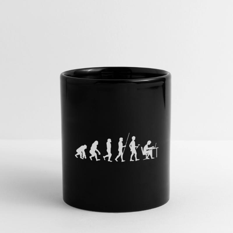 Evolution Programmer Coder developer Nerd Geek Full Colour Mug