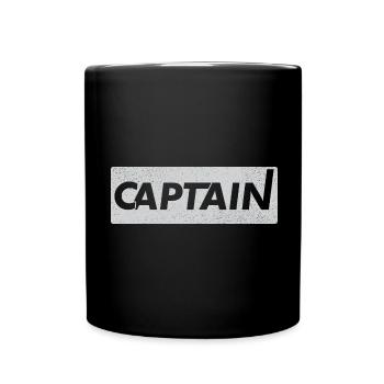 Capitaine Logo - Mug uni - noir - Devant