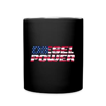 USA Power Design for Diesel Drivers - Full Colour Mug - black - Front