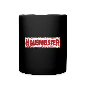 Hausmeister - Tasse einfarbig - Schwarz - Vorne