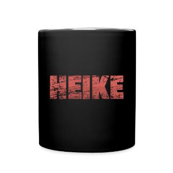 Heike - Tasse einfarbig - Schwarz - Vorne