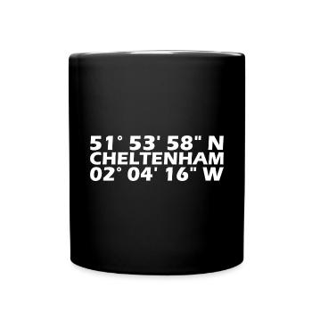 Cheltenham Coordinates - Full Colour Mug - black - Front