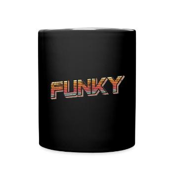 Funky Vintage Rétro - Mug uni - noir - Devant