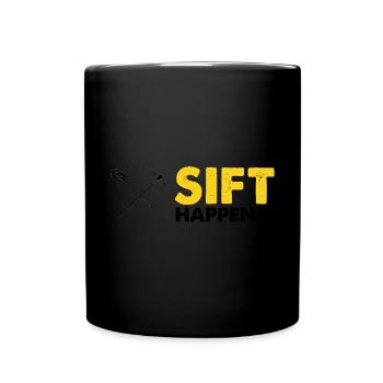 Gold Digger Gold Panning Gold Mining Designs - Full Colour Mug - black - Front