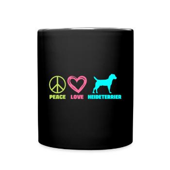 Heather Terrier Mama Paix Amour - Mug uni - noir - Devant