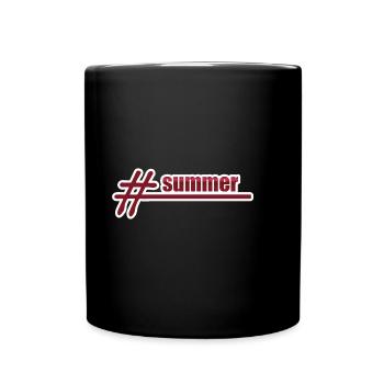 Style Hashtag summer Sommer - Full Colour Mug - black - Front
