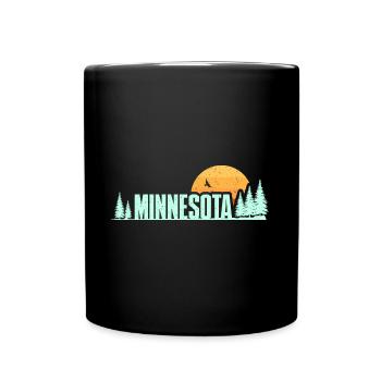 Wildes Minnesota Design für stolze Minnesotaner - Tasse einfarbig - Schwarz - Vorne