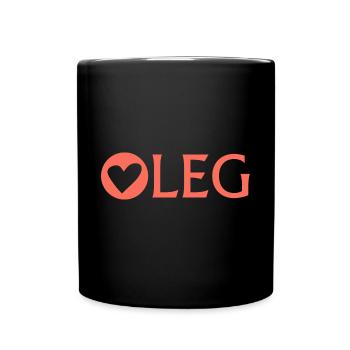 Oleg - Mug uni - noir - Devant