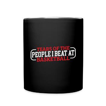 Larmes des gens que j’ai battus au basketball 3 - Mug uni - noir - Devant